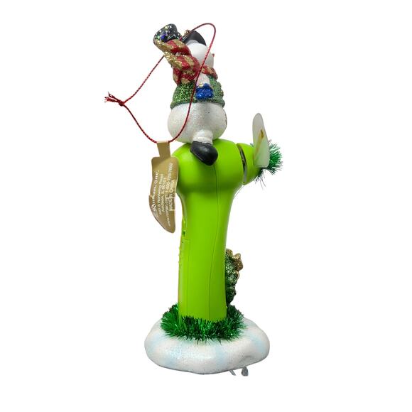 Roman Inc Fan-Tasticks Snowman with Spinning Fan Lights 1990's Christmas Holiday - Picture 12 of 16